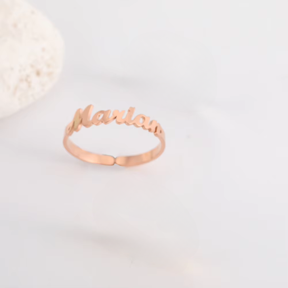 Custom Ring with 1 to 4 Engraved First Names 